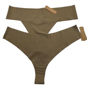 SKIMS Naked Thong Lot of 2 Desert Womens XL